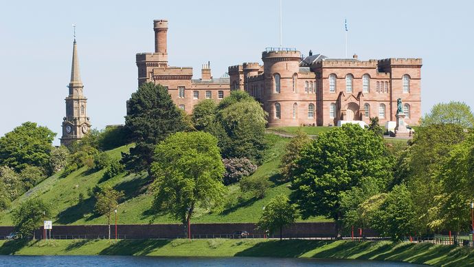 Castle-Inverness-River-Ness-Scot-Inverness-shire