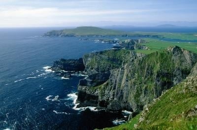 ireland shoreline cliffs