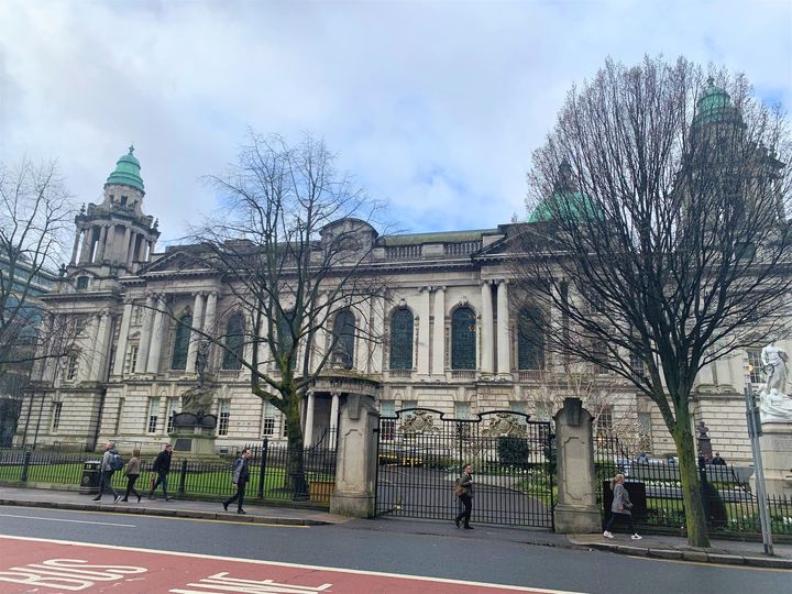 Pictured: Belfast's City Hall.