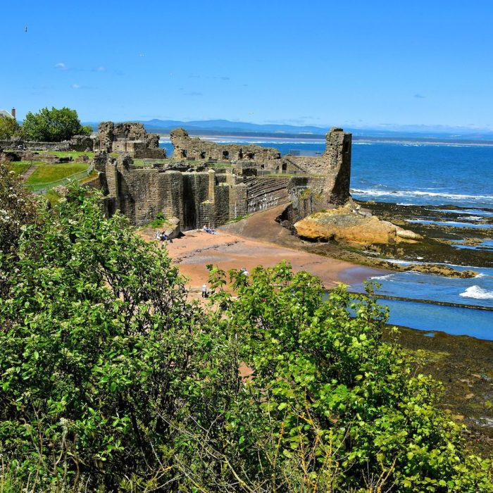 Scotland St Andrews St Andrews Castle Castle Sands